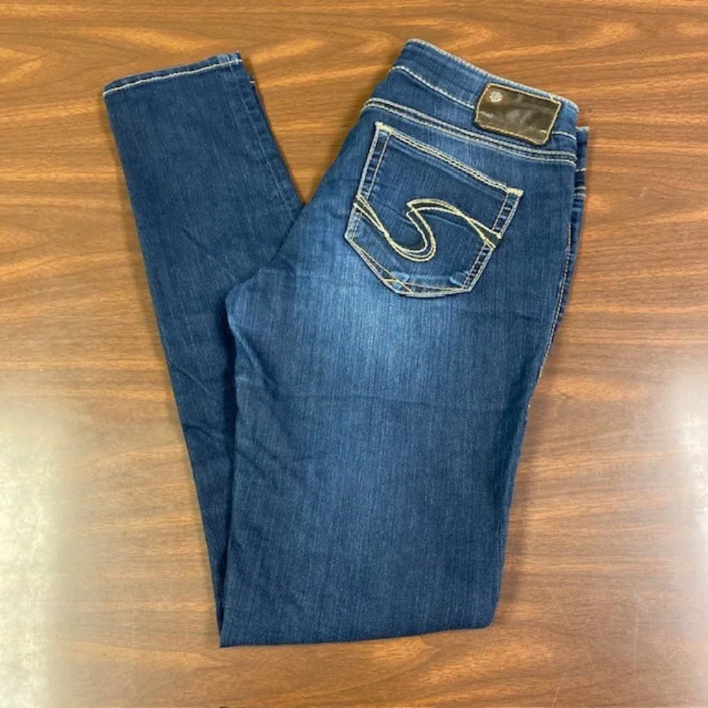 Silver Suki Jegging‎ Jeans, Size 27W/31L, EUC